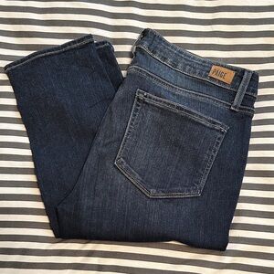 PAIGE Skyline Skinny Indigo Denim Jeans - size 31 - LIKE NEW